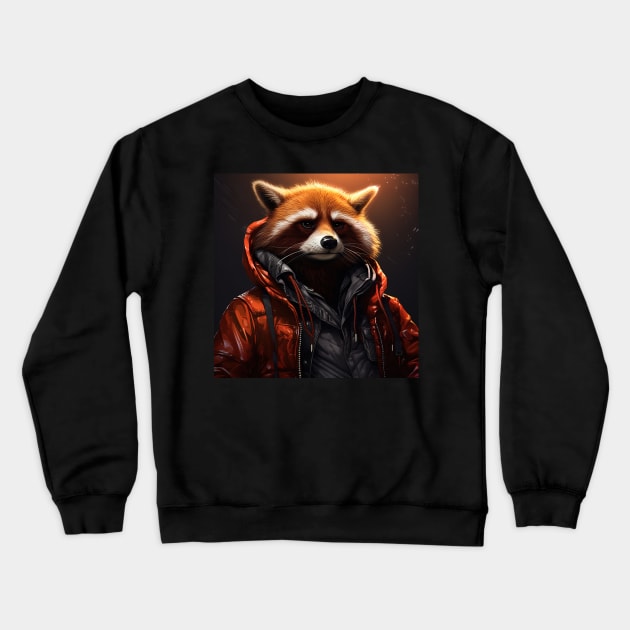 Red Panda Crewneck Sweatshirt by ComicsFactory